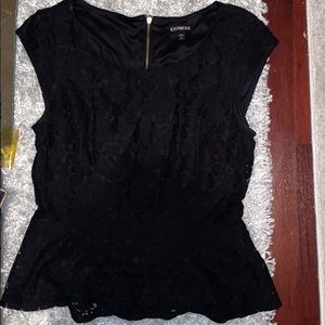 Express peplum shirt